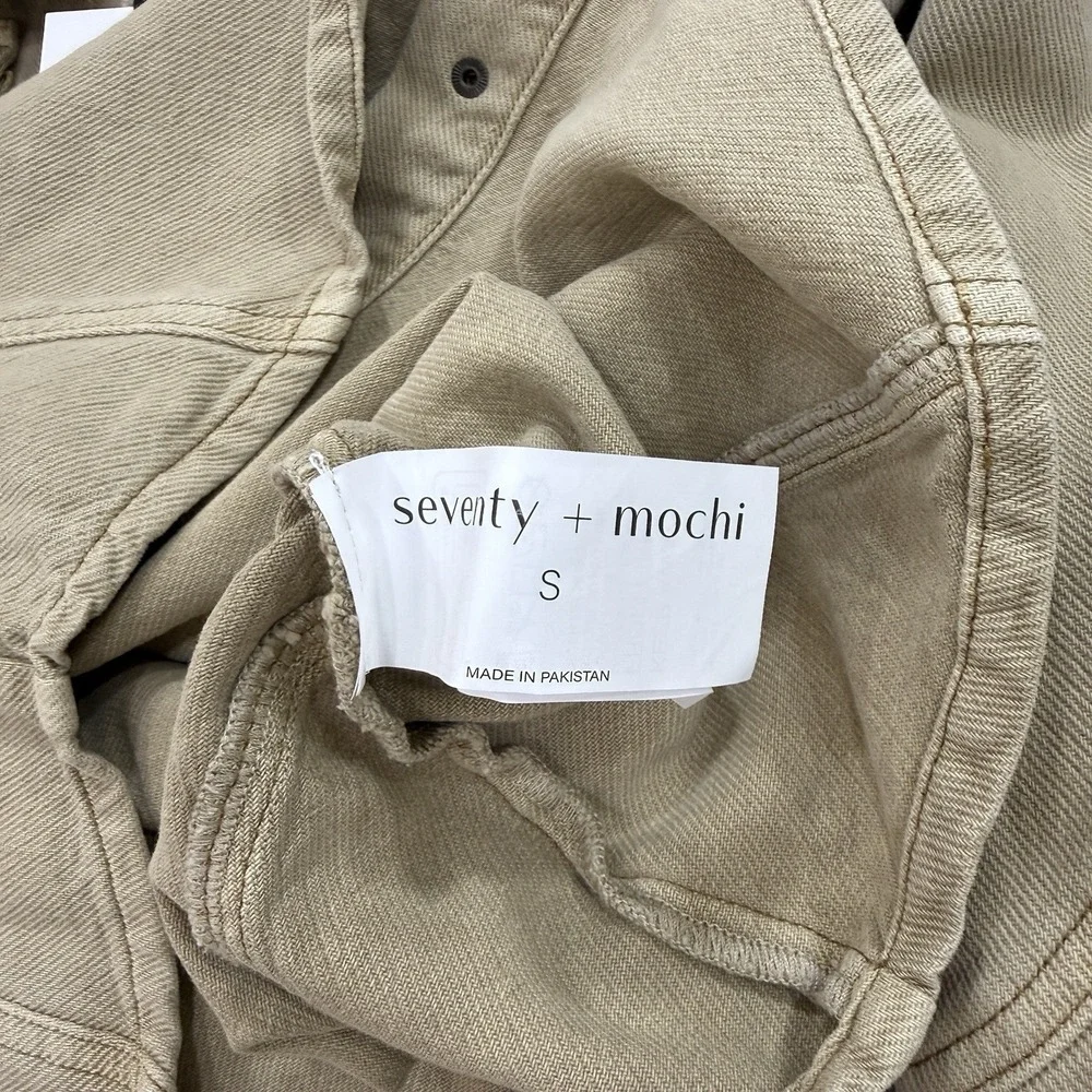 Seventy + Mochi Mia Shirt S NWT Desert Sand Organic Cotton Country Western